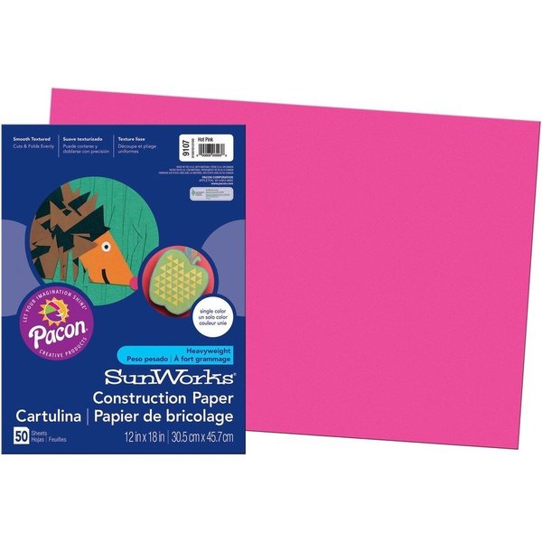 Sunworks Paper, Const, 12X18, Htpk, 50Sh Pk PAC9107